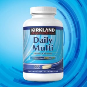 Kirkland Signature Daily Multivitamins & Minerals, 500 Tablets (16 Mont...